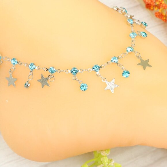 "Handmade Anklet – Elegant & Delicate Jewelry for Women | UNVRC1307 - Picture 6 of 10